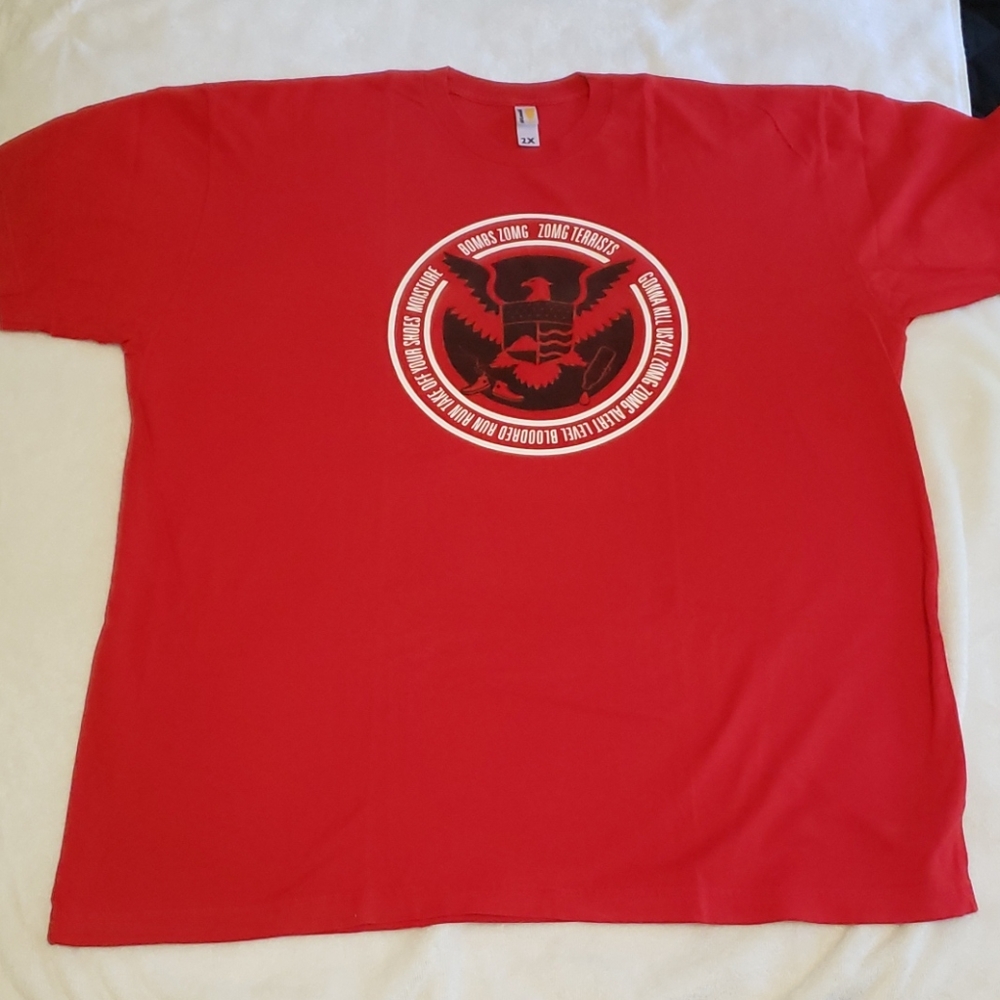 Vintage 2XL "ZOMG" Graphic Tshirt
